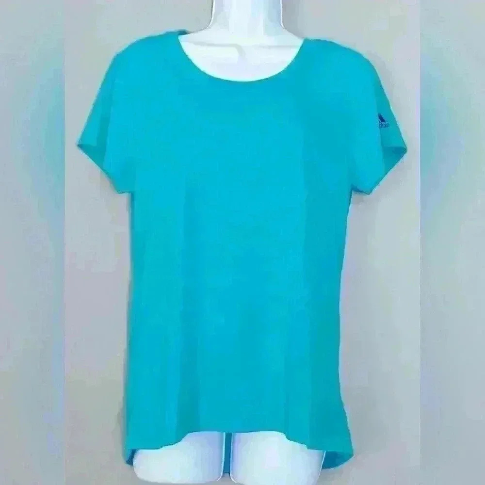 adidas Keyhole Women's Activewear Sports Tee (117)